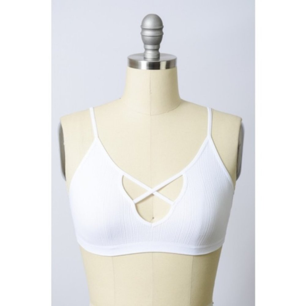 Llellie Minimal Cross Bralette